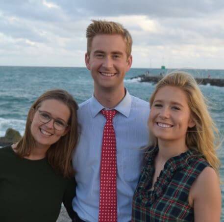 Kathy Gerrity's children Sally Doocy, Peter Doocy, and Mary Doocy.